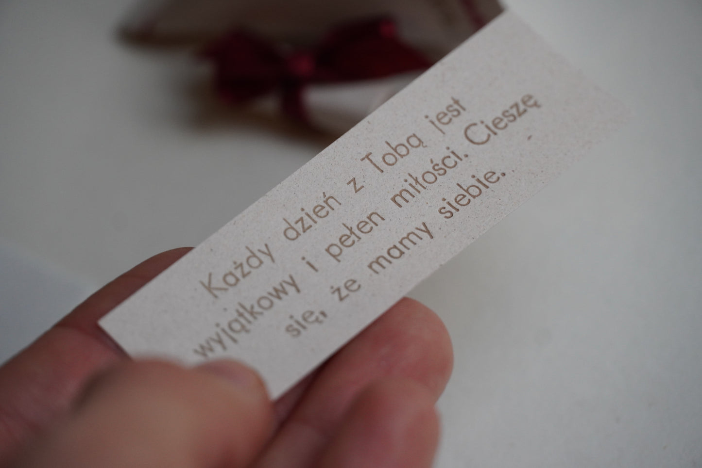 Każdy dzień z Tobą jest wyjątkowy i pełen miłości.