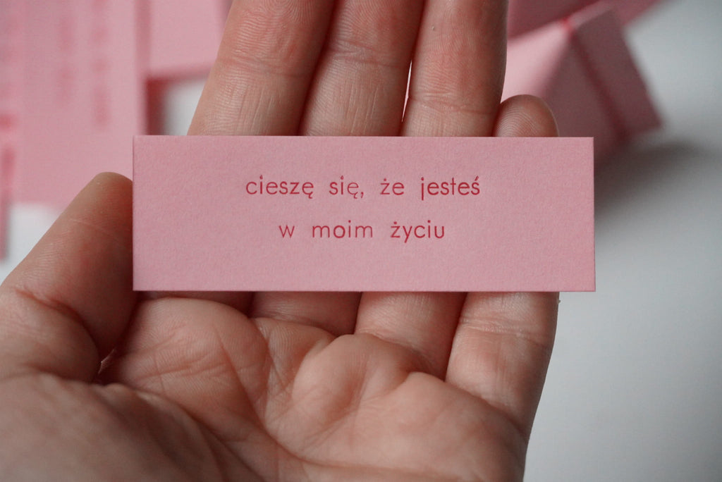 cieszę się, że jesteś w moim życiu