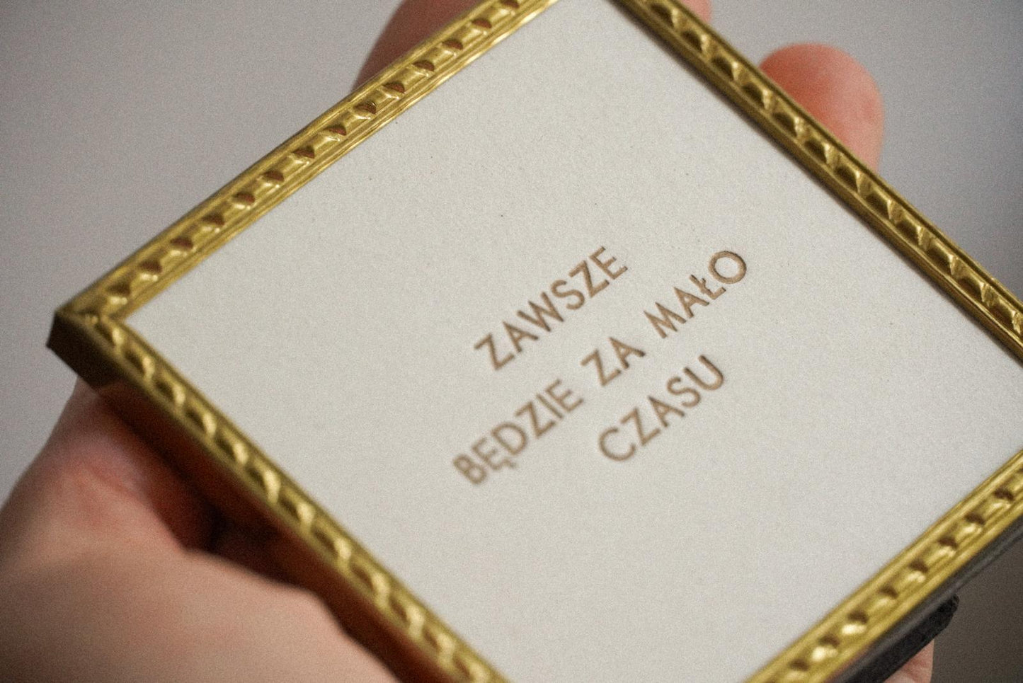 zawsze będzie za mało czasu