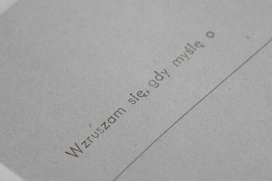 cieszę się, że mamy siebie