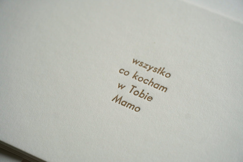 wszystko co kocham w Tobie Mamo