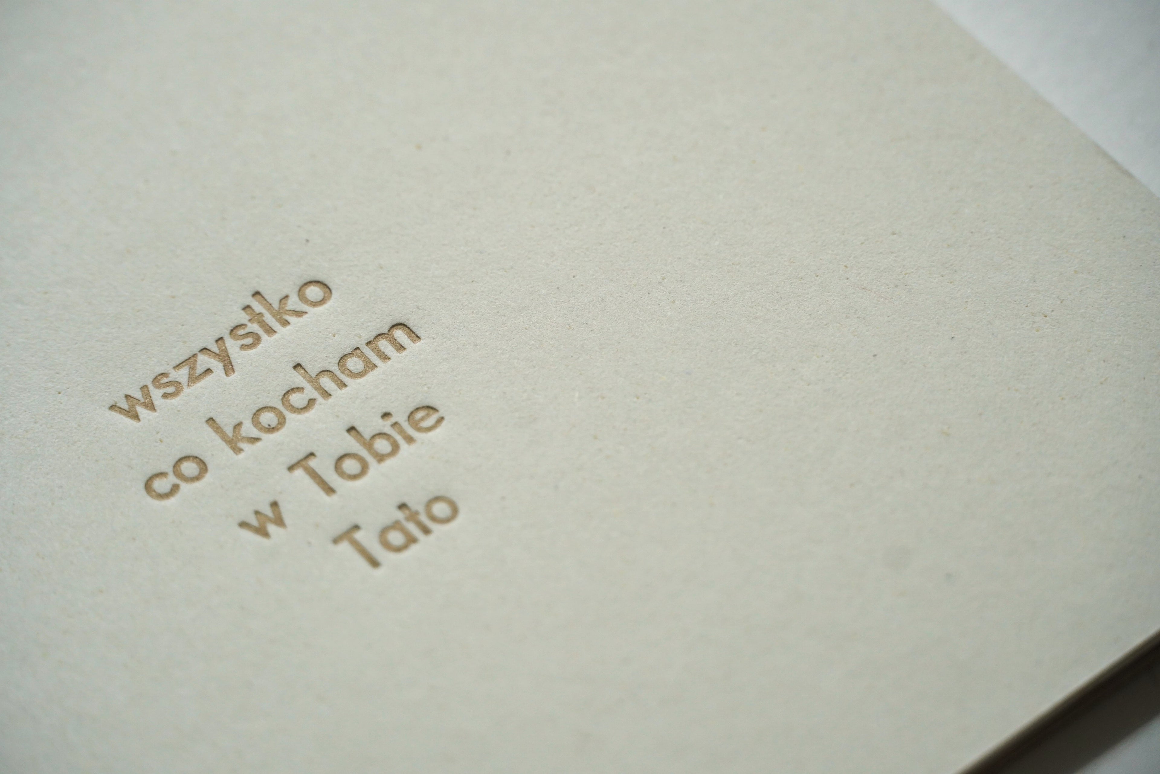 wszystko co kocham w Tobie Tato