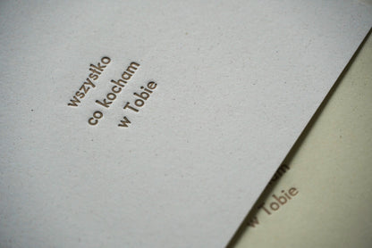 wszystko co kocham w Tobie