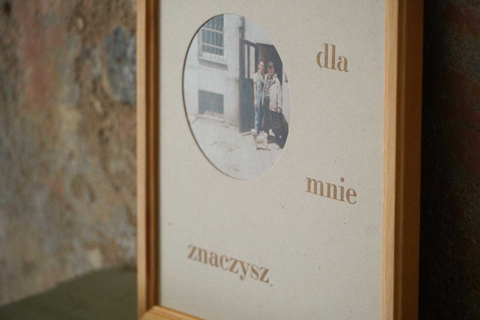 wiele dla mnie znaczysz - ramka ze zdjęciem