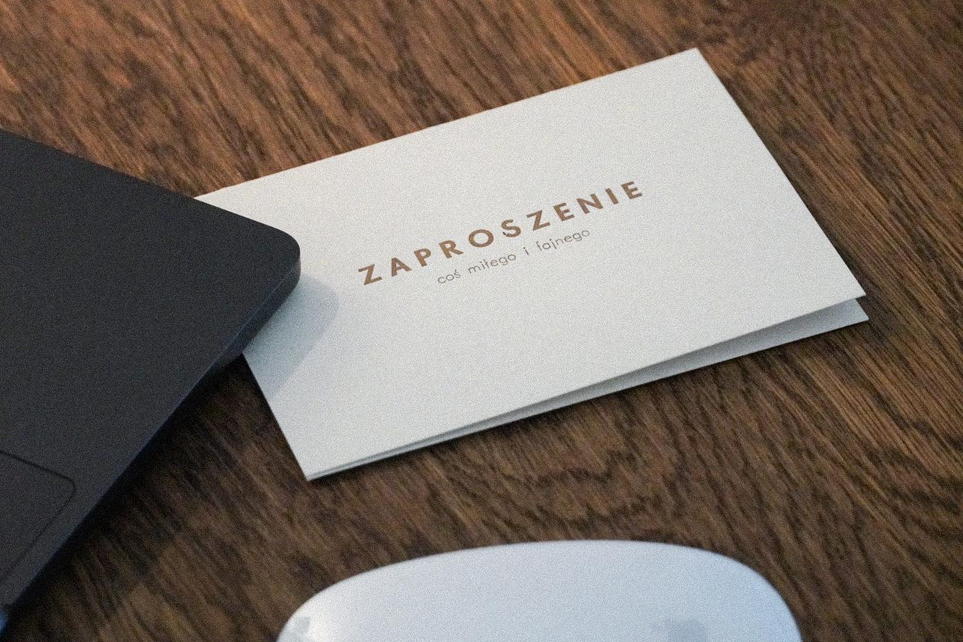 zaproszenie - coś miłego i fajnego