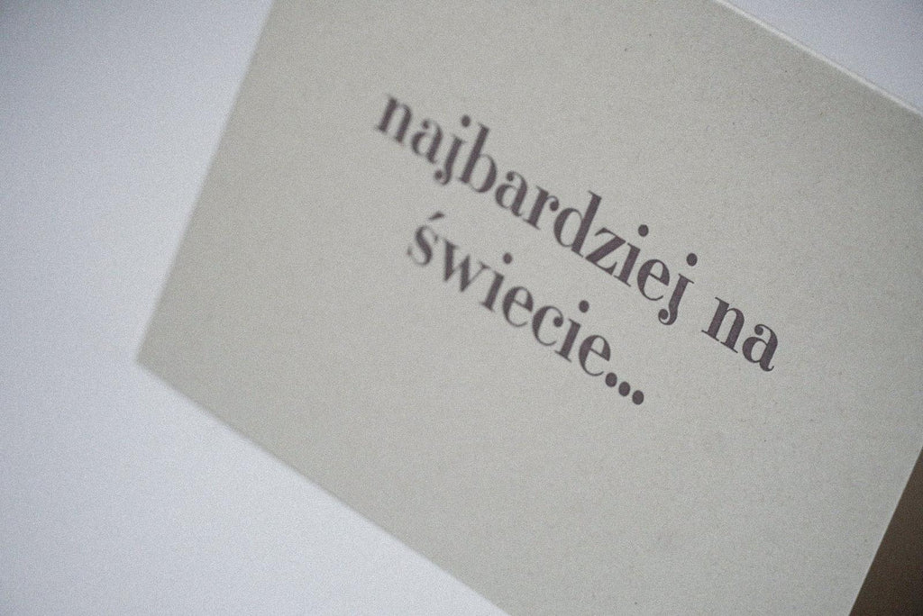 najbardziej na świecie... kocham właśnie Ciebie