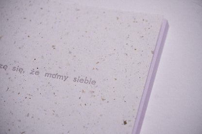 FIOLETOWA cieszę się, że mamy siebie