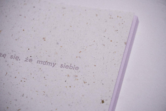 FIOLETOWA cieszę się, że mamy siebie