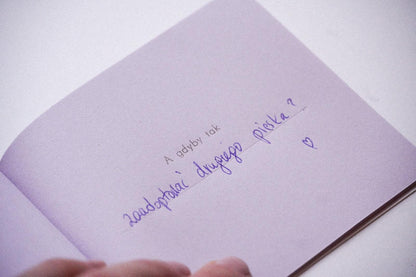 FIOLETOWA cieszę się, że mamy siebie