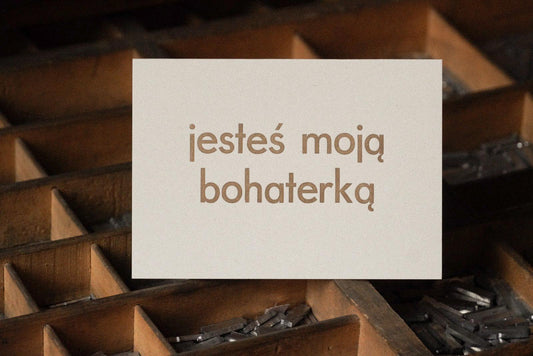 jesteś moją bohaterką