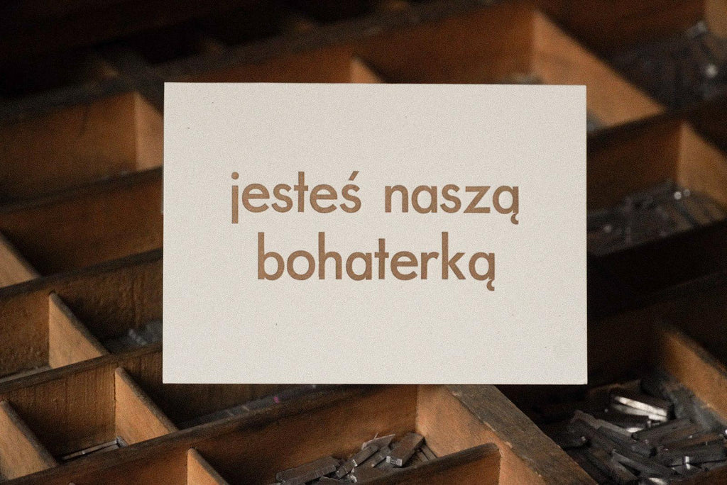 jesteś naszą bohaterką
