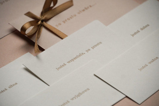 jesteś wspaniała, po prostu - karteczki zestaw