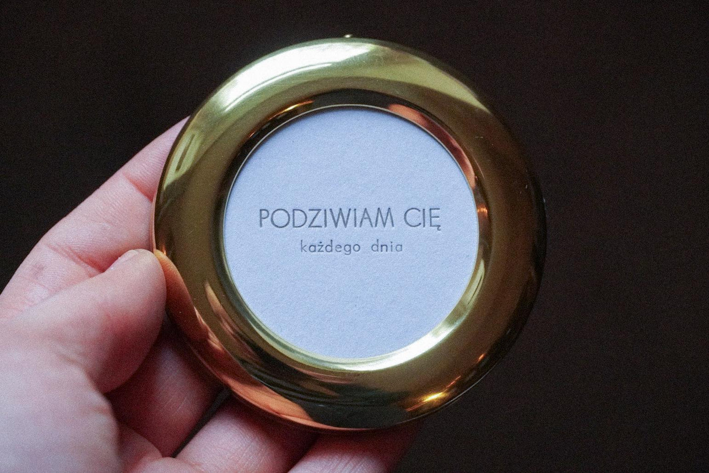 podziwiam Cię, każdego dnia