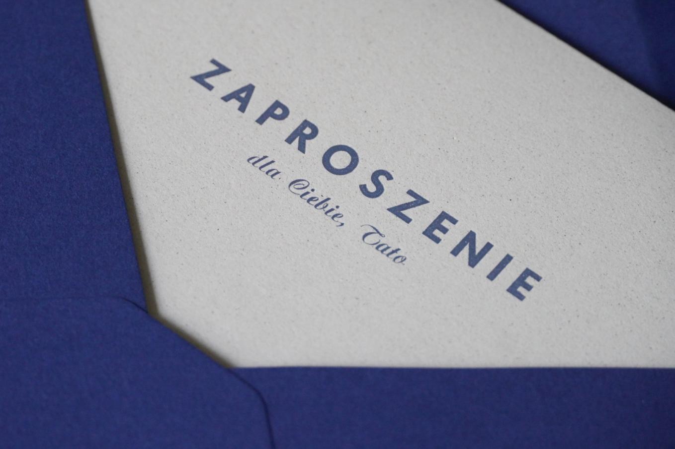 zaproszenie - dla Ciebie, Tato