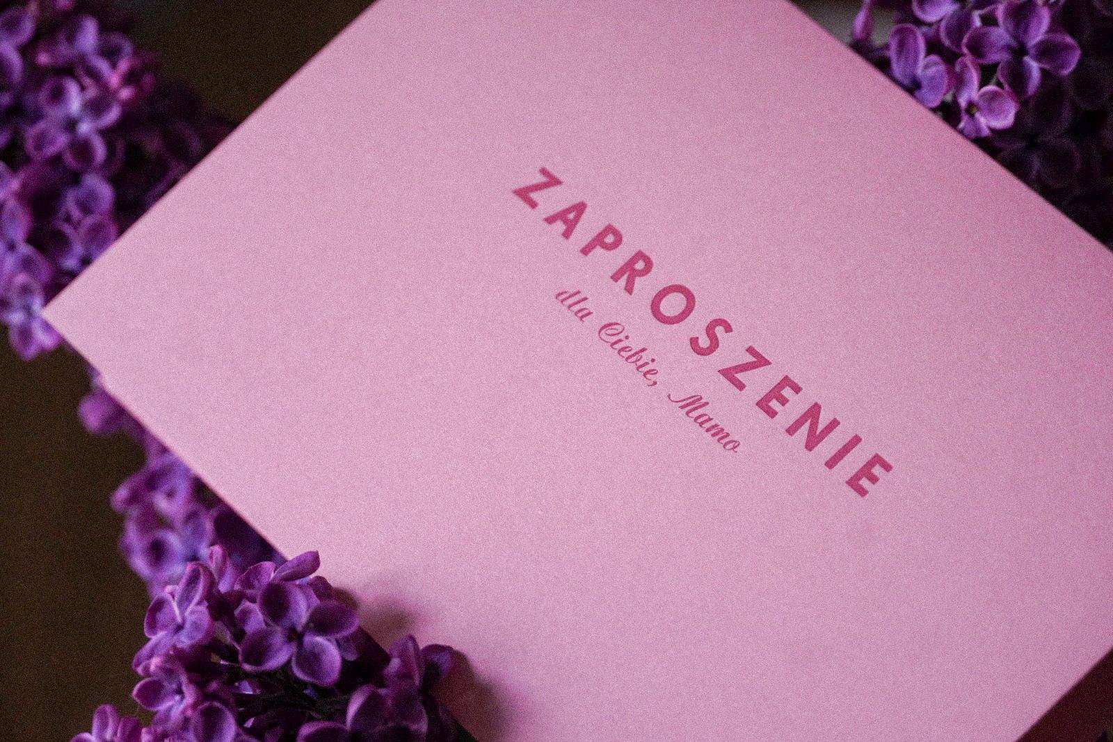 zaproszenie - dla Ciebie, Mamo
