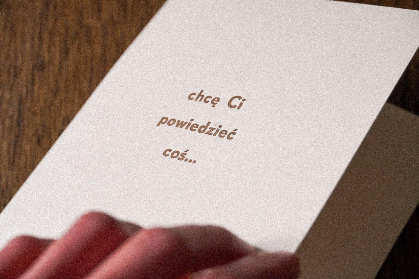 chcę Ci powiedzieć coś... - kartka dźwiękowa