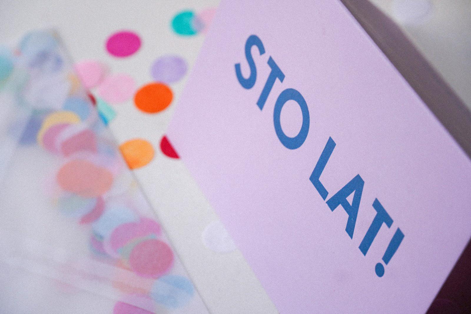 sto lat! + konfetti
