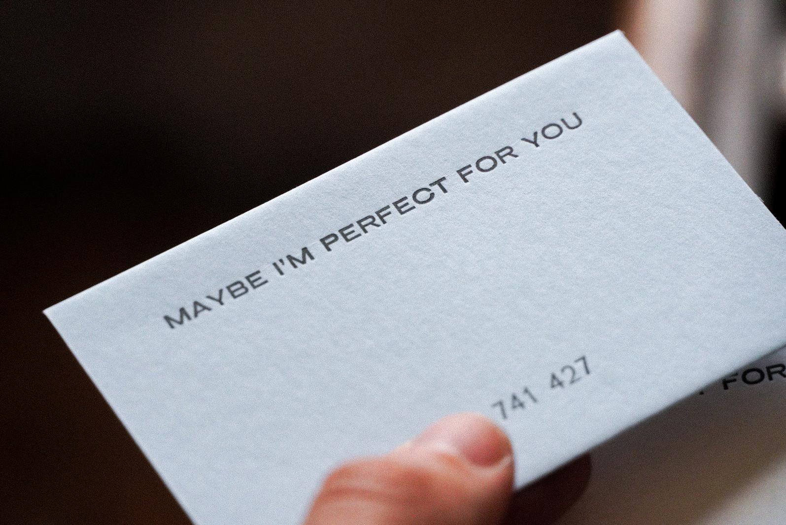 maybe I'm perfect for you