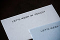 let's keep in touch