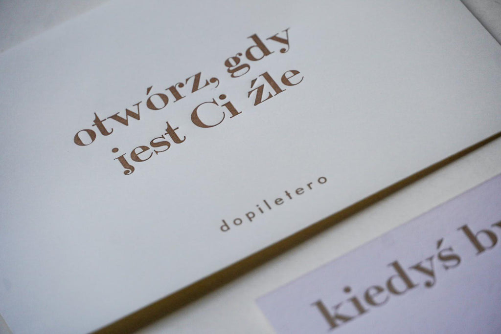 otwórz, gdy jest Ci źle