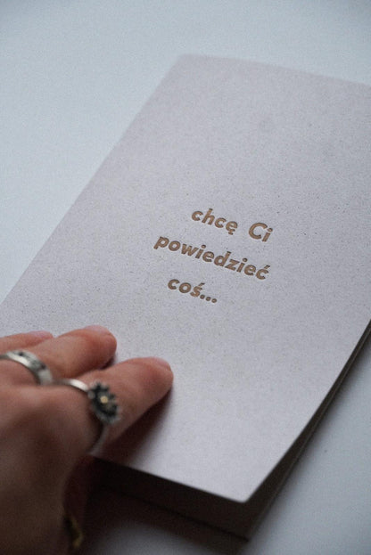 PRZEDSPRZEDAŻ chcę Ci powiedzieć coś... - kartka dźwiękowa