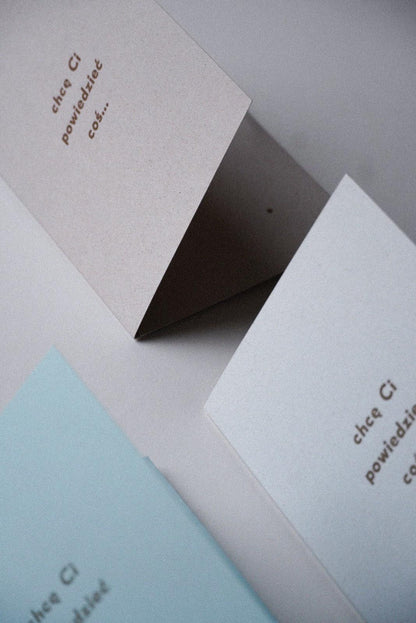 PRZEDSPRZEDAŻ chcę Ci powiedzieć coś... - kartka dźwiękowa