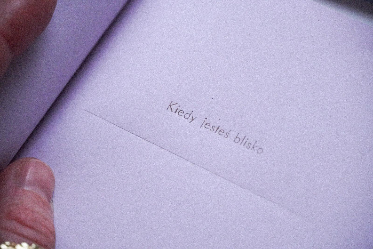 FIOLETOWA cieszę się, że jesteś