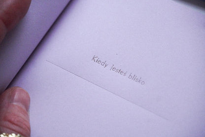 FIOLETOWA cieszę się, że jesteś