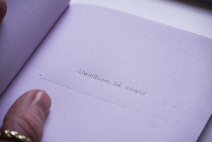 FIOLETOWA cieszę się, że jesteś