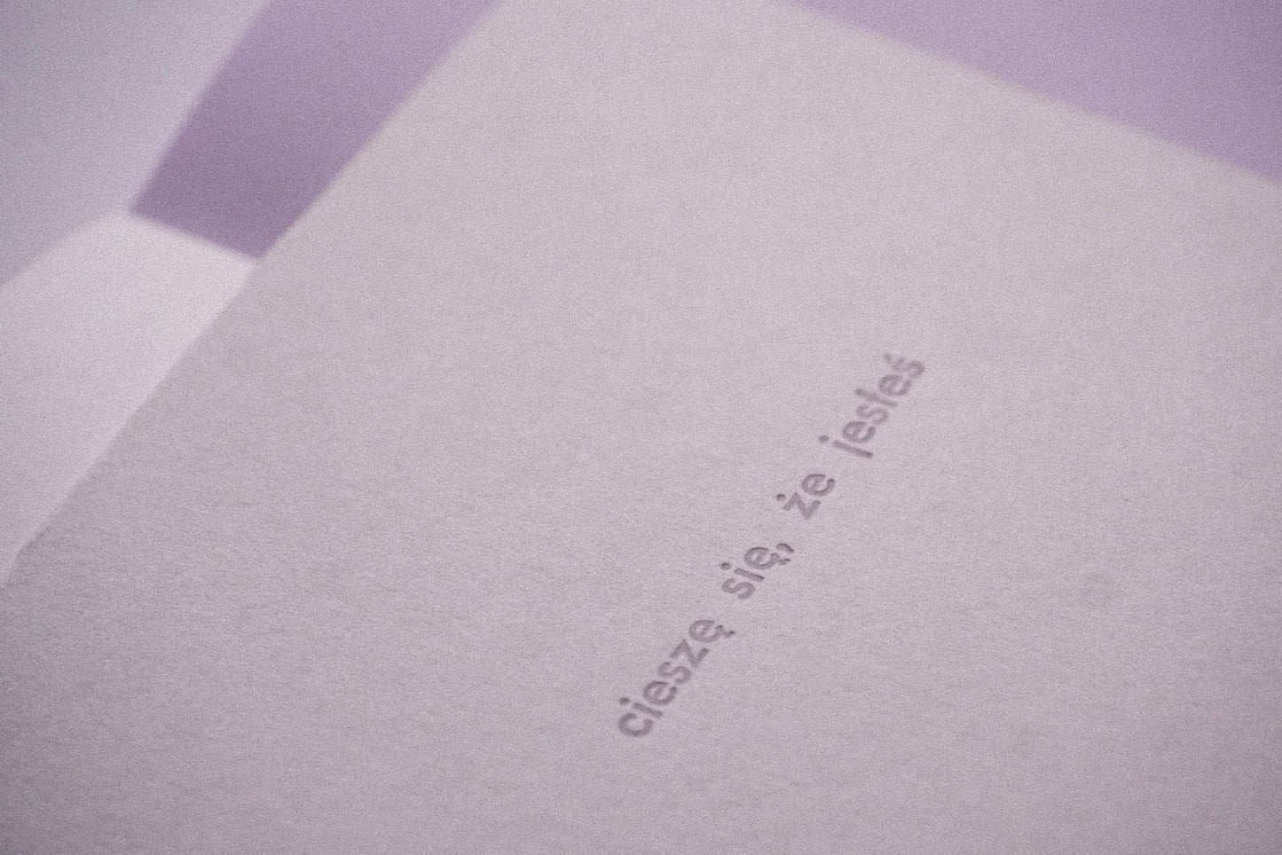 FIOLETOWA cieszę się, że jesteś