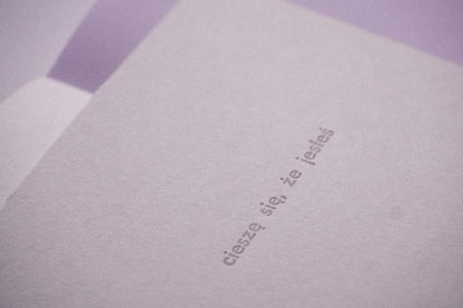 FIOLETOWA cieszę się, że jesteś