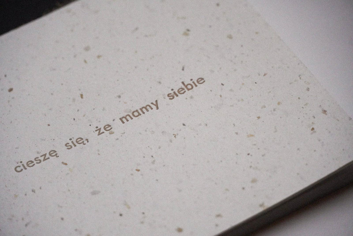 cieszę się, że mamy siebie