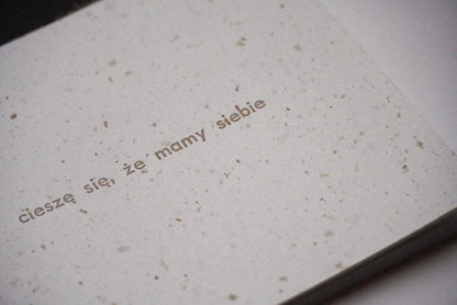 cieszę się, że mamy siebie