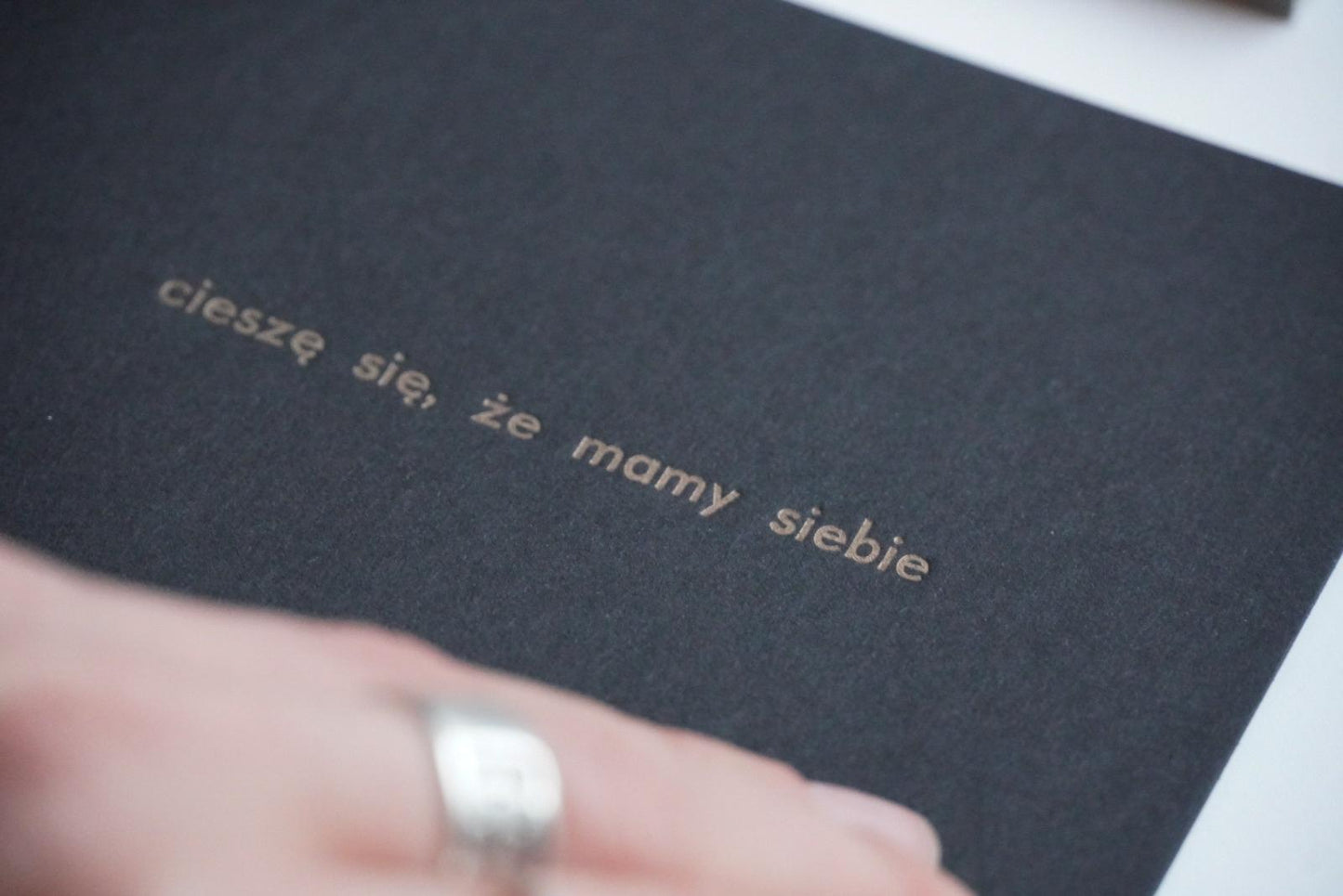 cieszę się, że mamy siebie