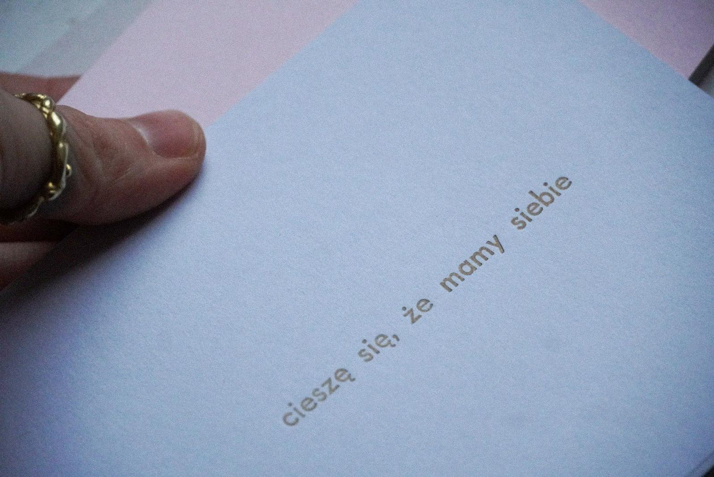 cieszę się, że mamy siebie