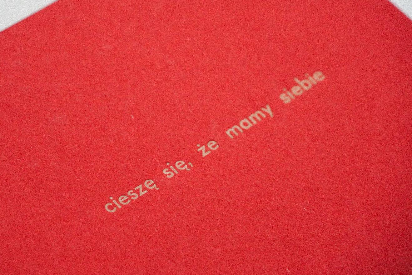 cieszę się, że mamy siebie