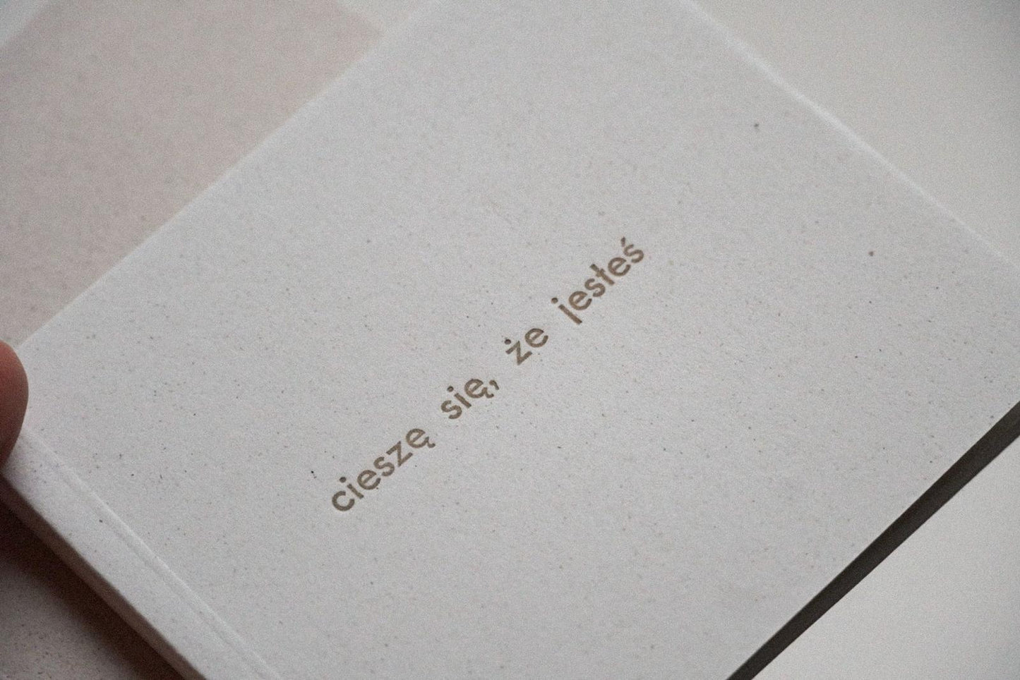 cieszę się, że jesteś