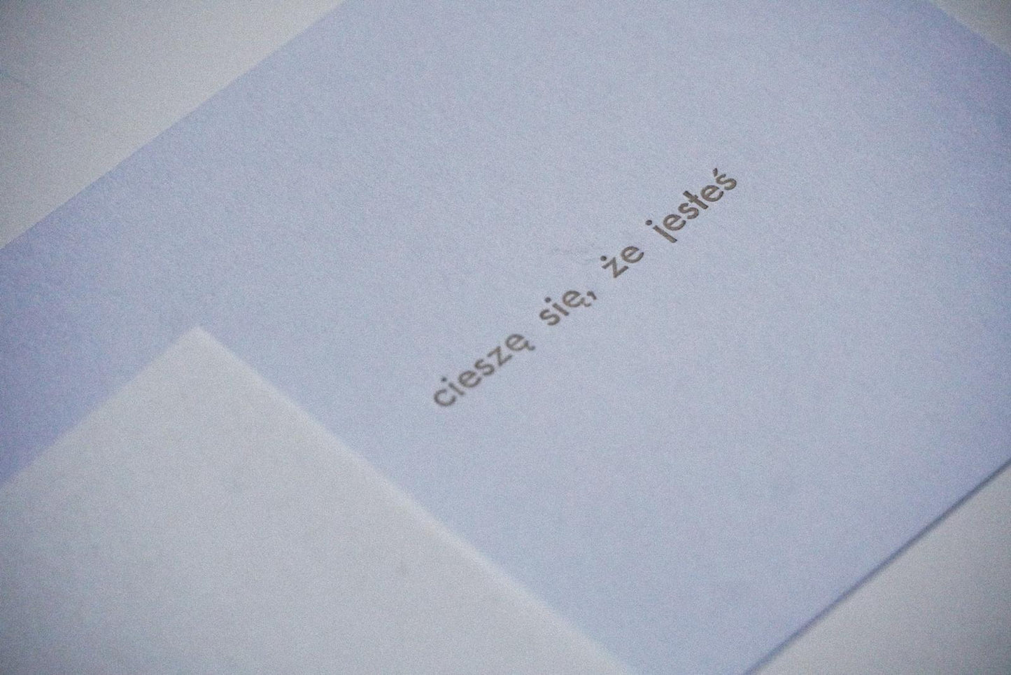 cieszę się, że jesteś
