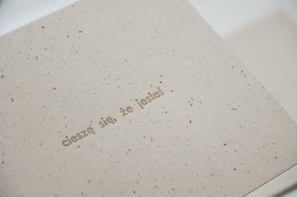 cieszę się, że jesteś