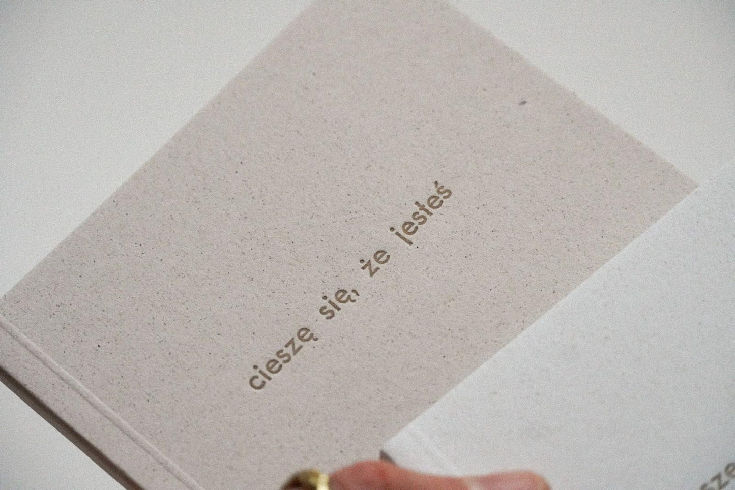 cieszę się, że jesteś