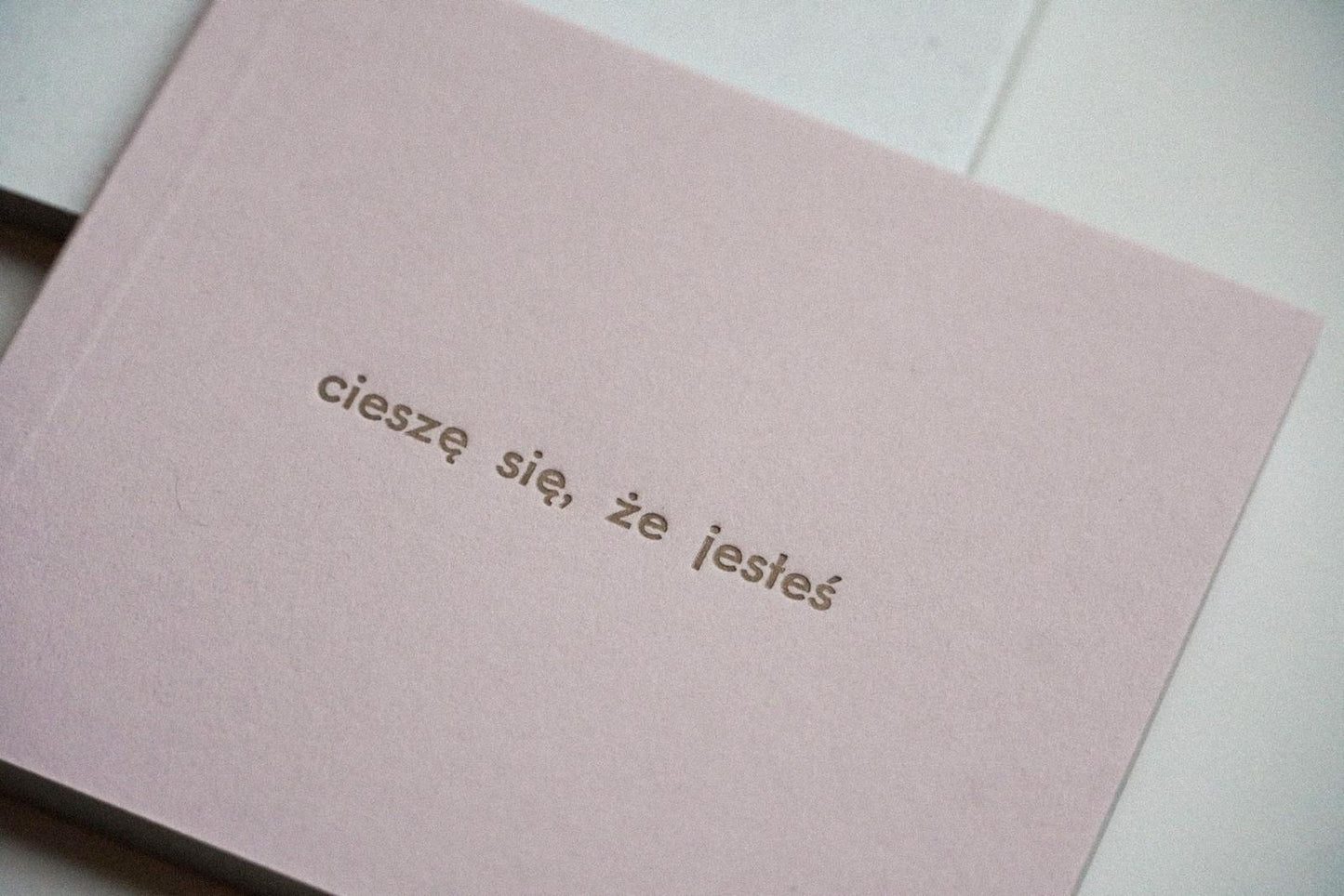 cieszę się, że jesteś