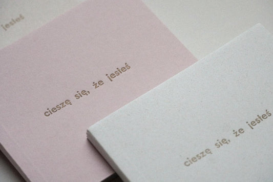 cieszę się, że jesteś