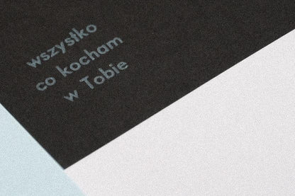 NIEBIESKA wszystko co kocham w Tobie