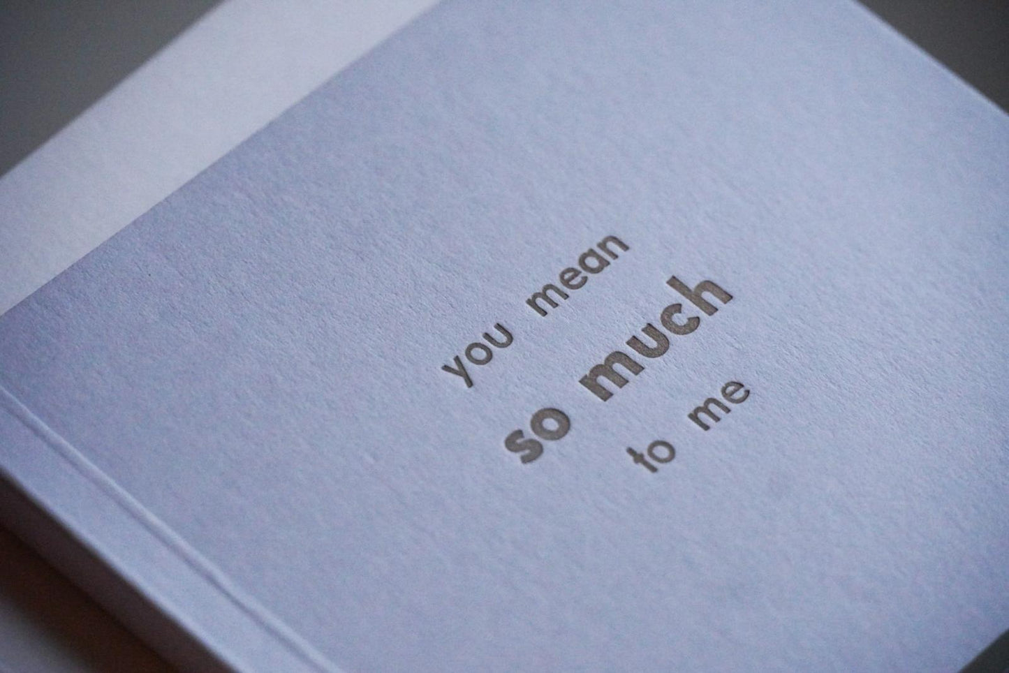 ENG you mean a lot to me