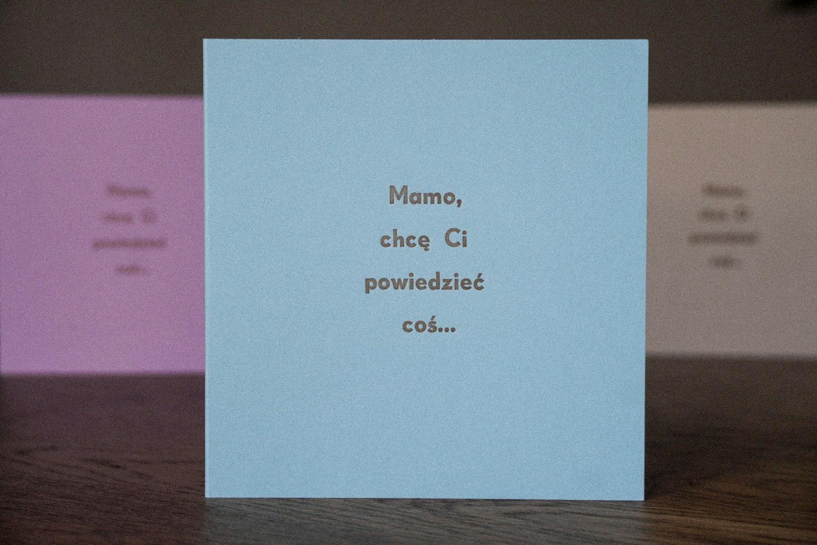 Mamo, chcę Ci powiedzieć coś... - kartka dźwiękowa