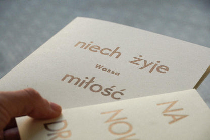 niech żyje Wasza miłość - kartka dźwiękowa