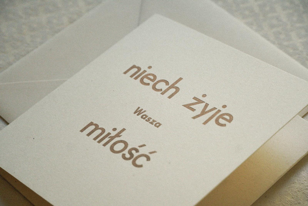 niech żyje Wasza miłość - kartka dźwiękowa