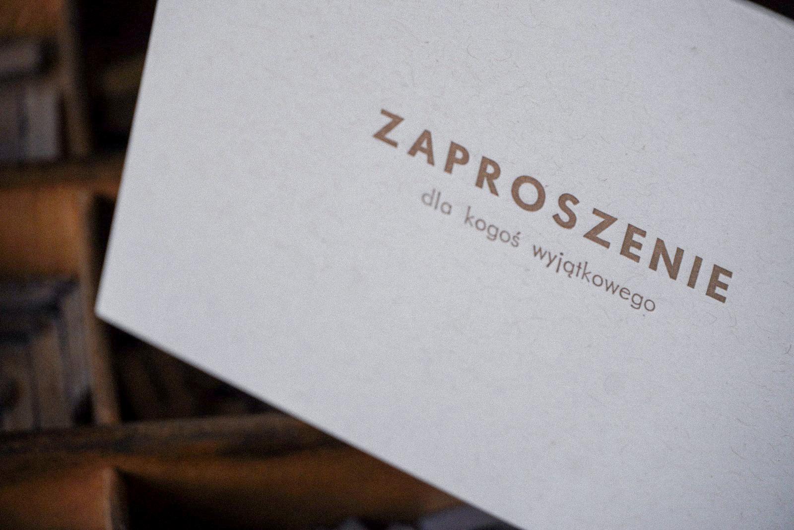 zaproszenie dla kogoś wyjątkowego