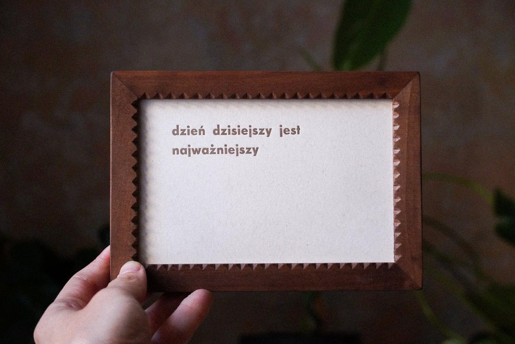 dzień dzisiejszy jest najważniejszy