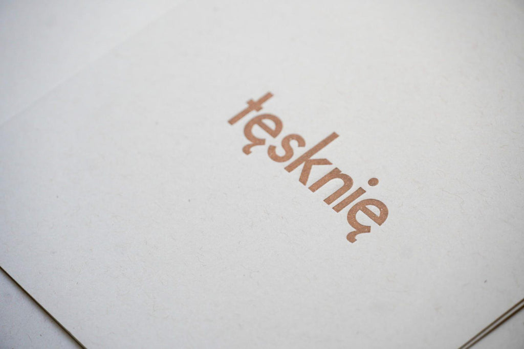 tęsknię - kartka dźwiękowa